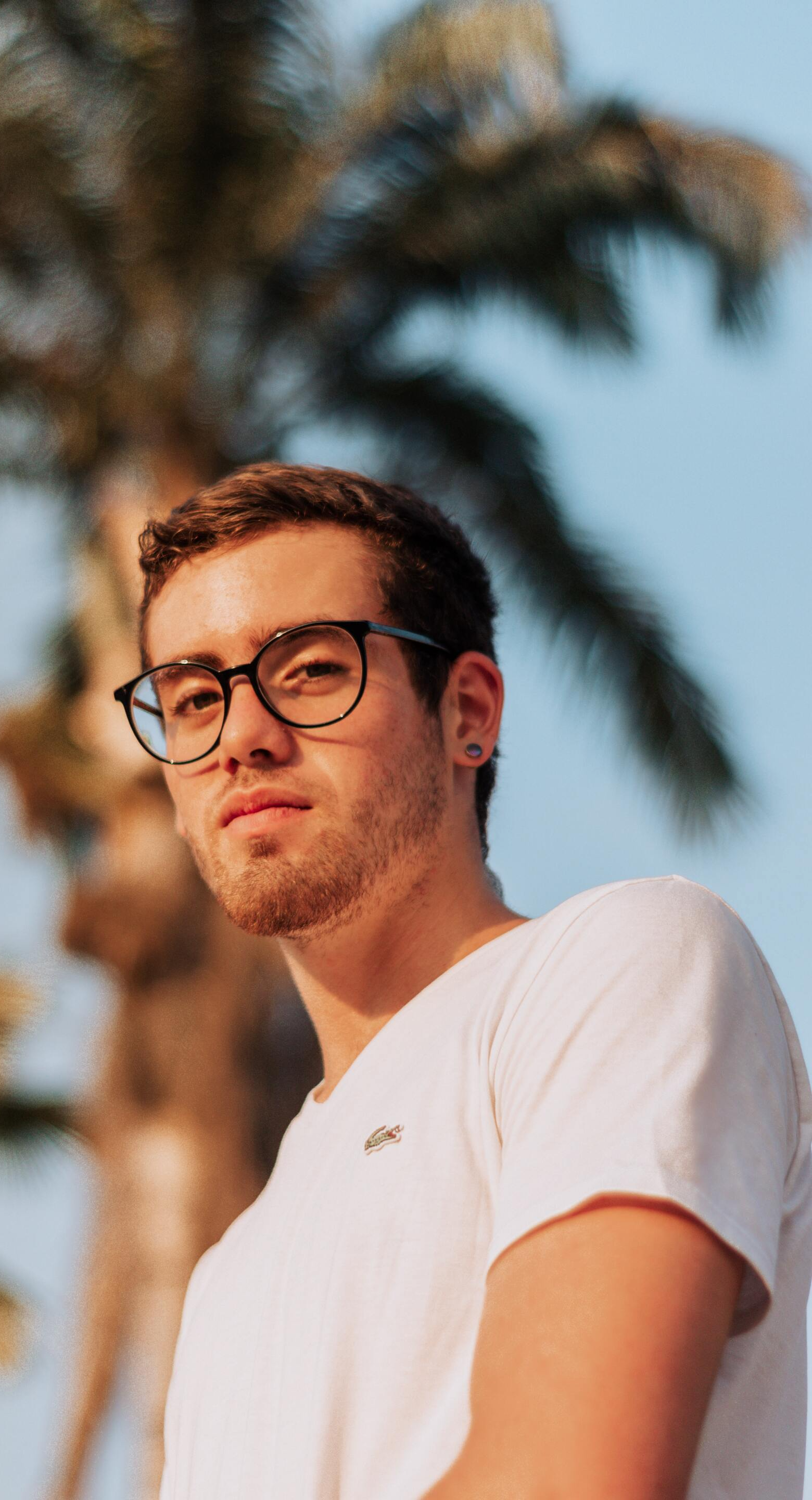 man in glasses