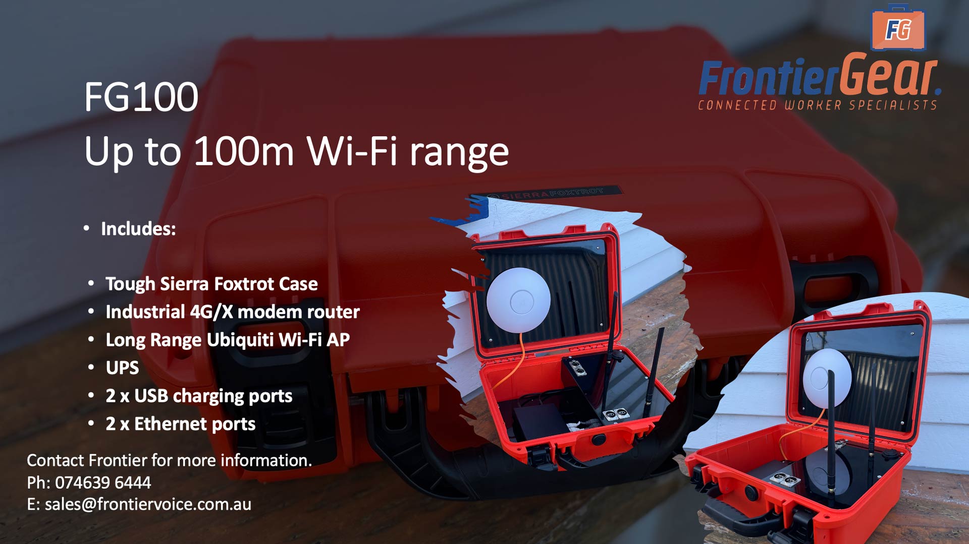 Portable Wifi Range — Frontier Connect in Newtown, QLD