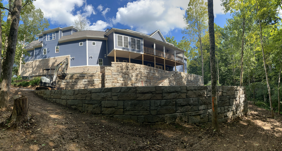 leveling out large hill in backyard to make way for a pool