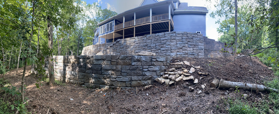 leveling out large hill in backyard to make way for a pool