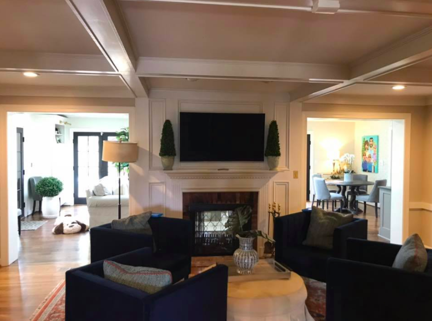 living room remodel in louisville