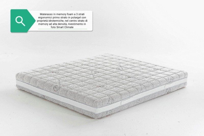 materasso in memory foam a 3 strati