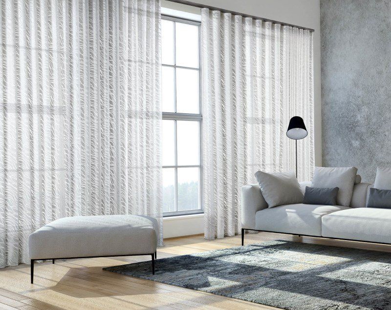 eleganti tende per il soggiorno