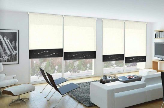 tende a pacchetto per soggiorno in stile moderno