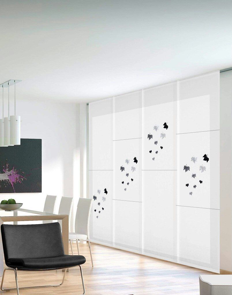 tende a pannello per ambienti in stile moderno