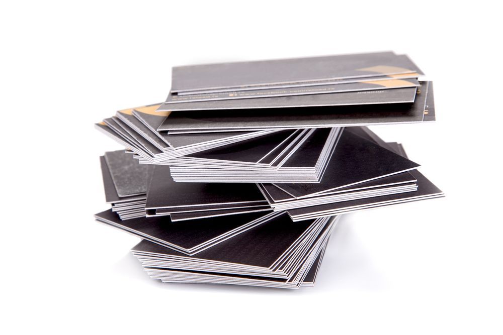 Pile Of Business Card