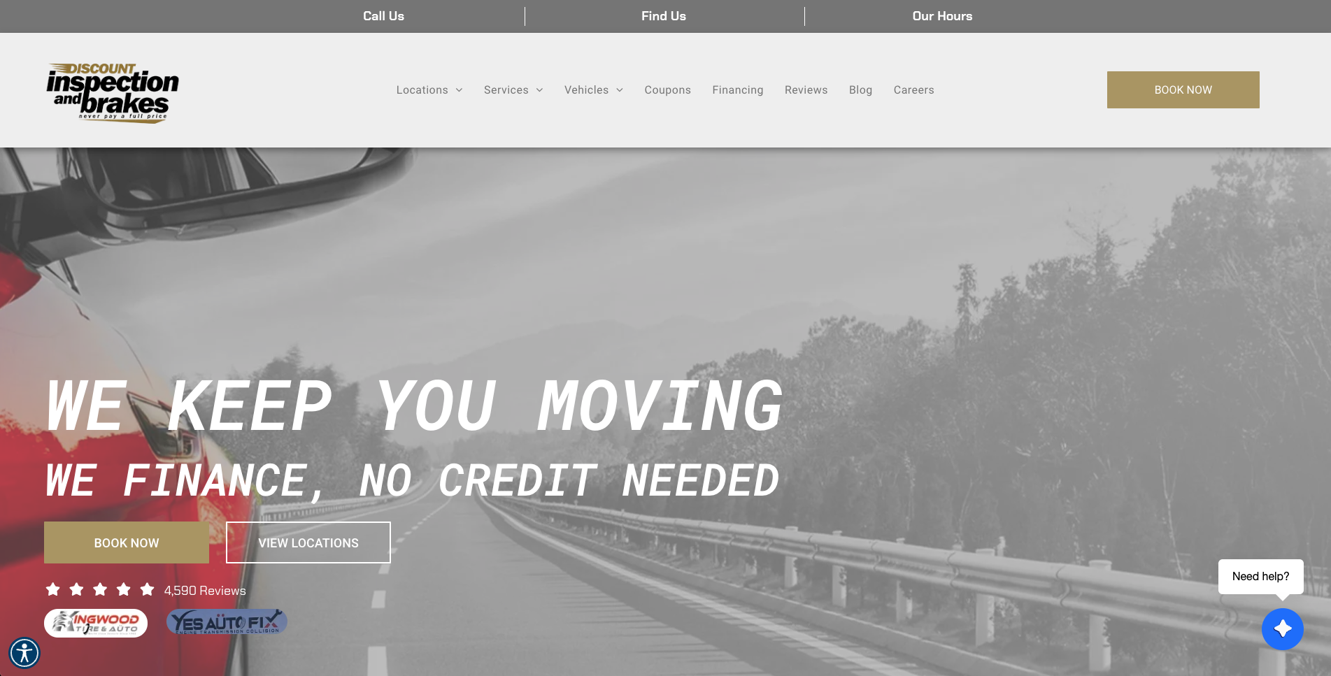 Locations Discount Inspection and Brakes