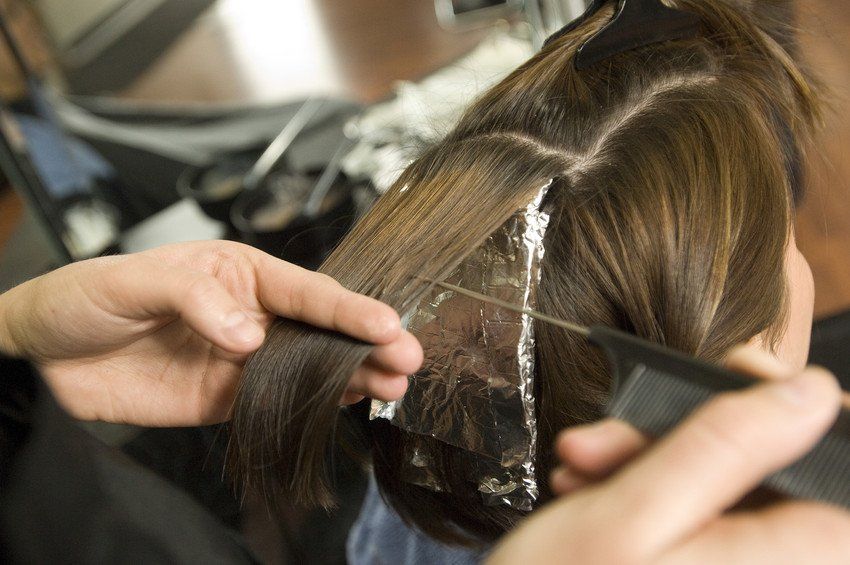 Hair colouring services