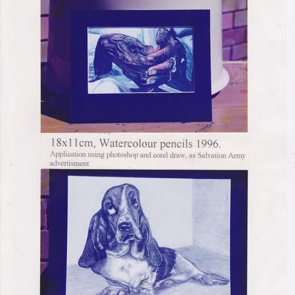 A picture of a dog and a picture of a man with a tattoo — Cairns Custom T-Shirts In Cairns City, QLD