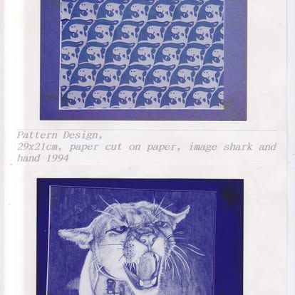 A picture of a cat and a pattern design from 1994 — Cairns Custom T-Shirts In Cairns City, QLD