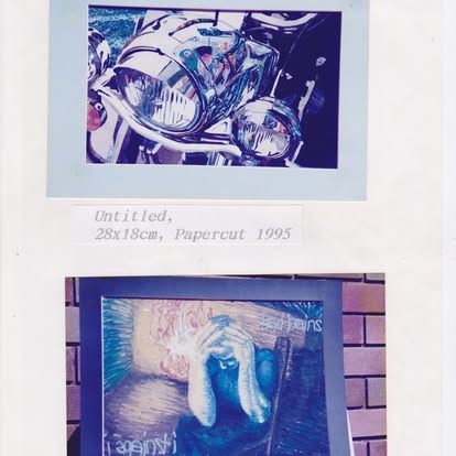 A picture of a motorcycle and a picture of a woman with her hands on her face — Cairns Custom T-Shirts In Cairns City, QLD