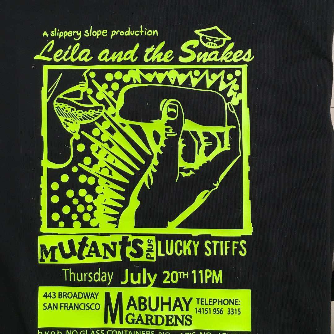 A Poster For Leila And The Snakes On July 20th — Cairns Custom T-Shirts In Cairns City, QLD