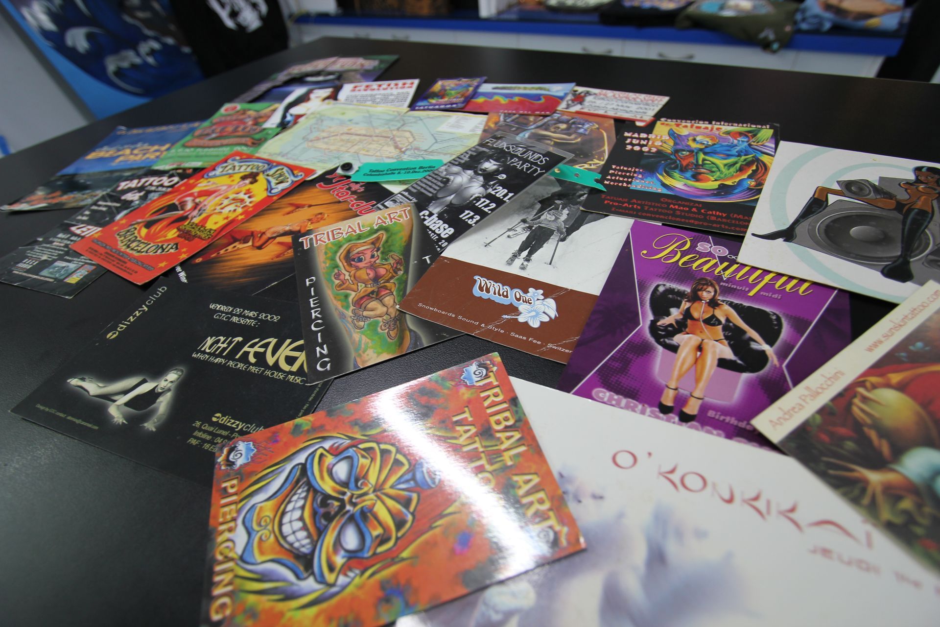 A bunch of cards on a table — Cairns Custom T-Shirts In Cairns City, QLD