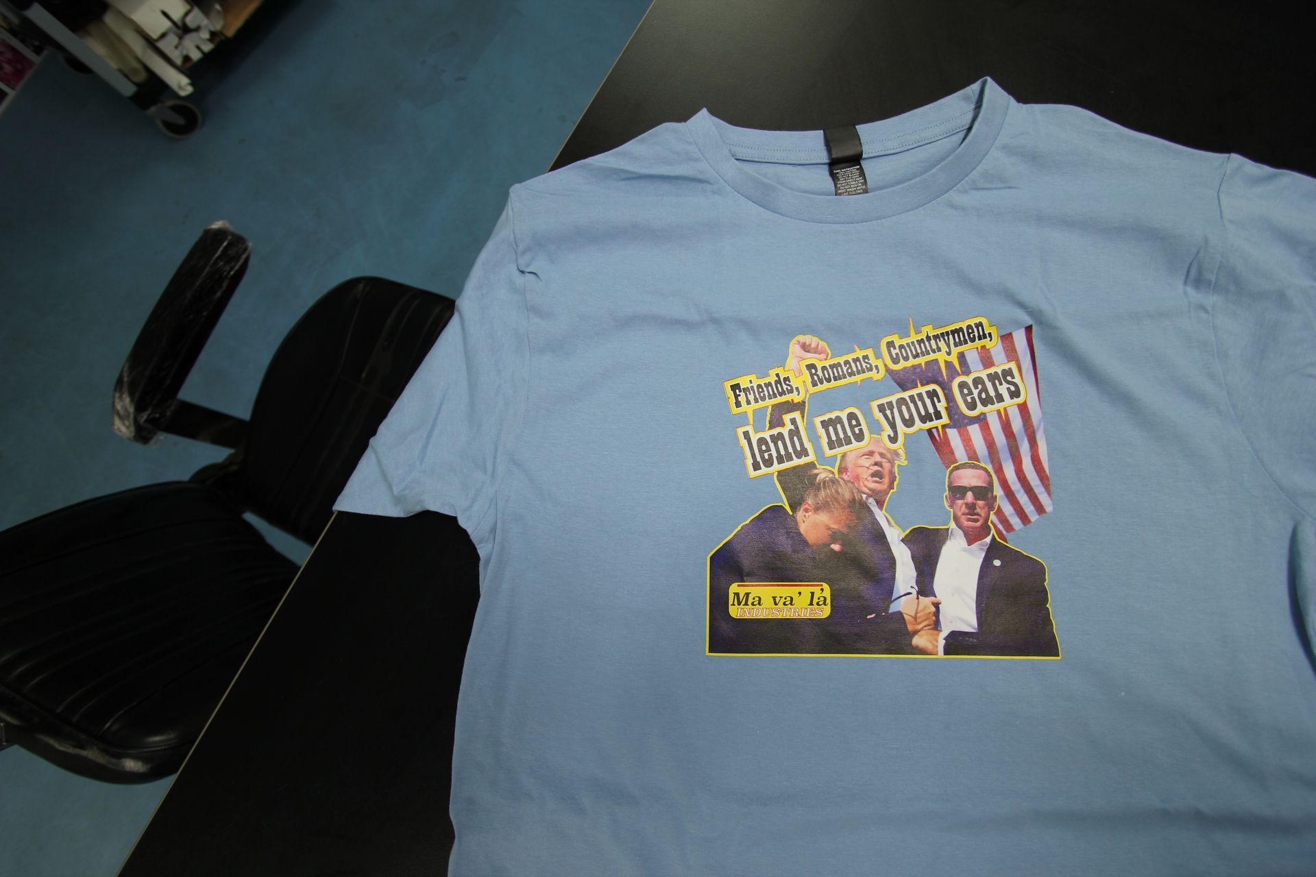 A Blue Printed Tshirt - Cairns Custom T-Shirts In Cairns City, QLD