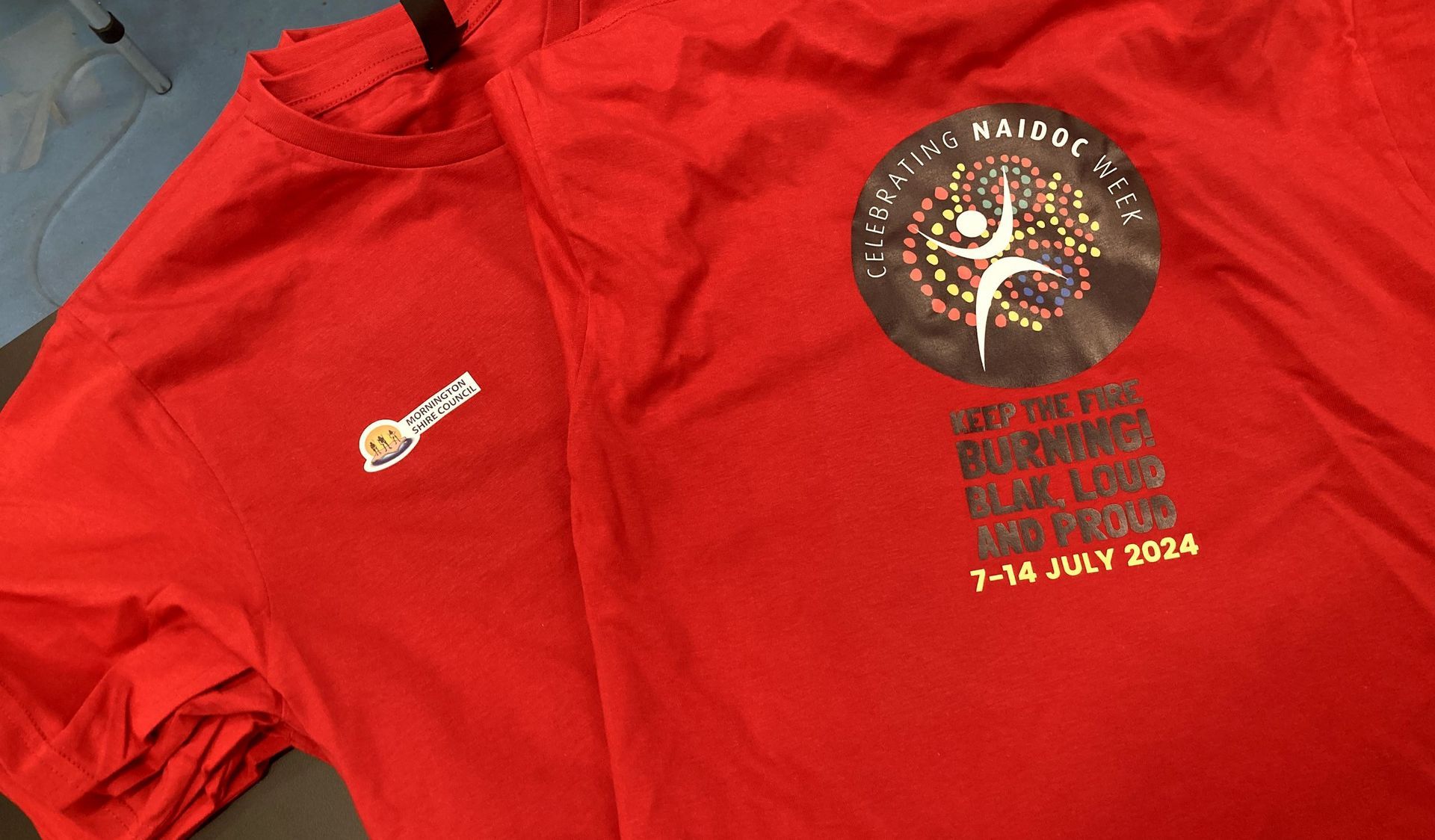 A Red Printed Shirt - Cairns Custom T-Shirts In Cairns City, QLD