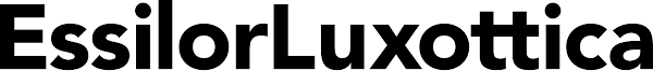 EssilorLuxottica logo in bold, black font.