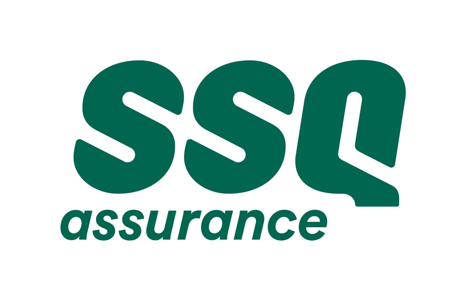 Logo vert « assurance SSQ ».