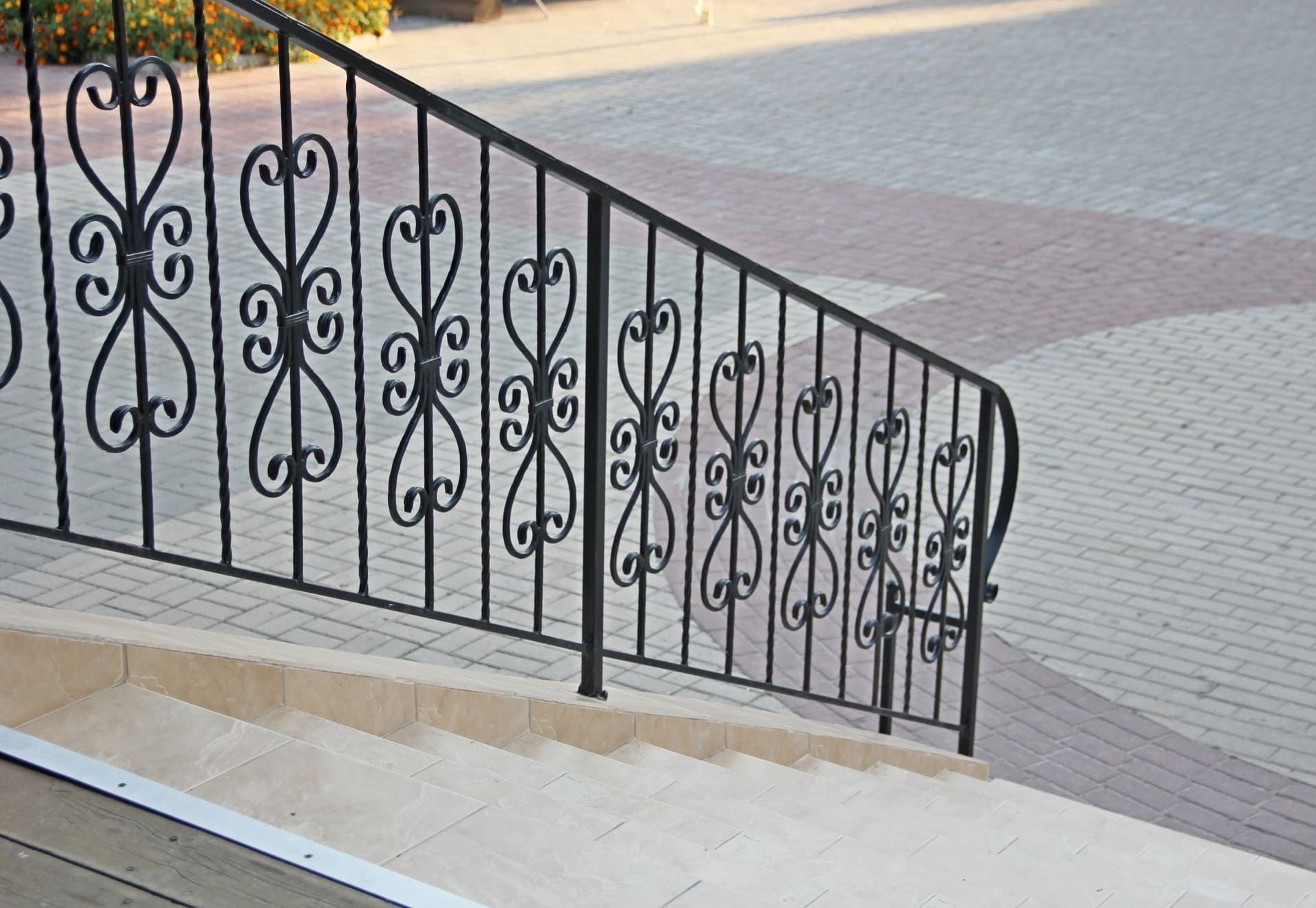 Artistic forging. Wrought iron railings