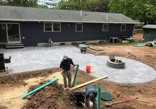 Patio and Firepit Renovation