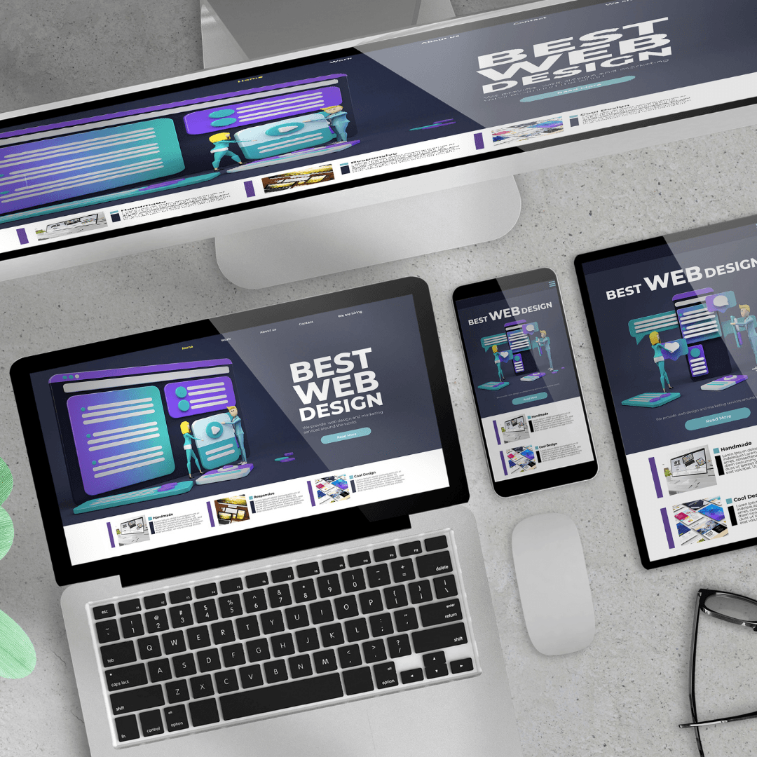 Una pantalla de computadora muestra el mejor diseño web.