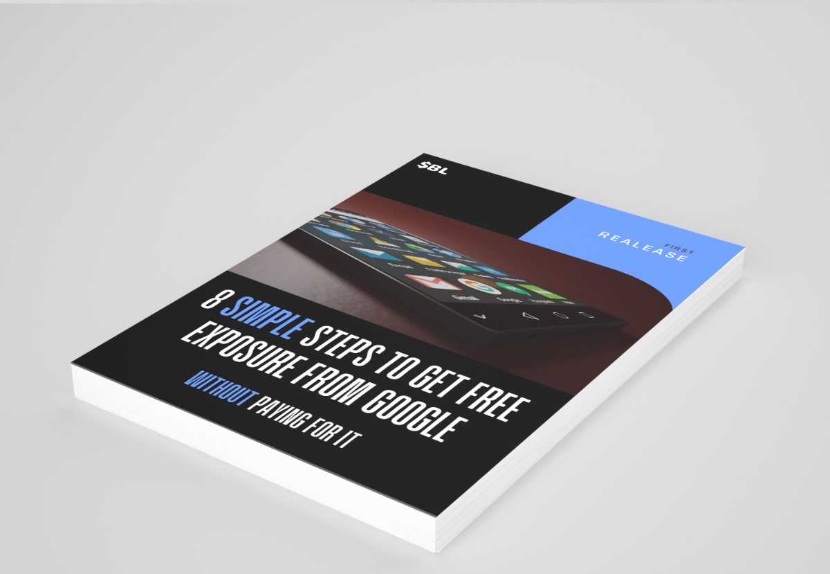 A book titled simple steps to get free exposure from google