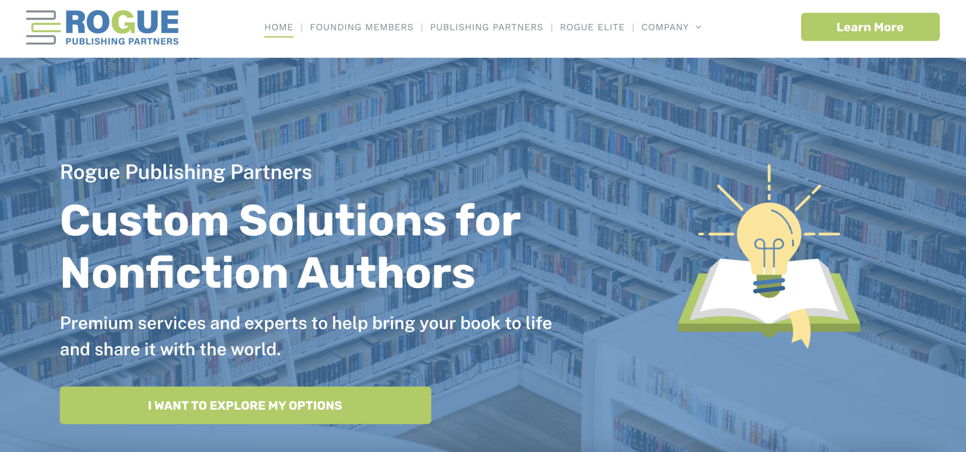 Un sitio web fraudulento ofrece soluciones personalizadas para autores de no ficción
