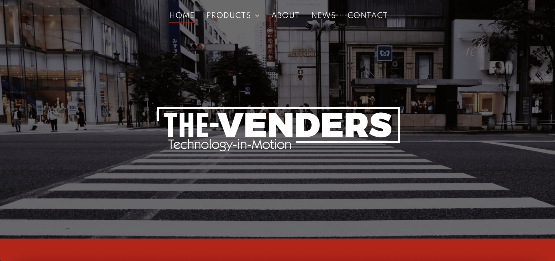 A picture of a crosswalk with the words `` the venders '' on it.