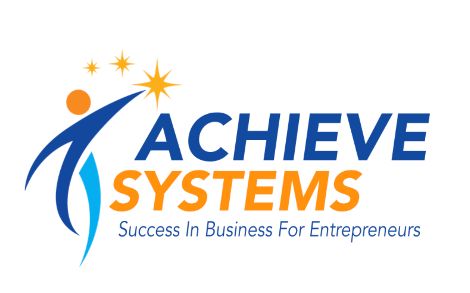 The logo for achieve systems success in business for entrepreneurs