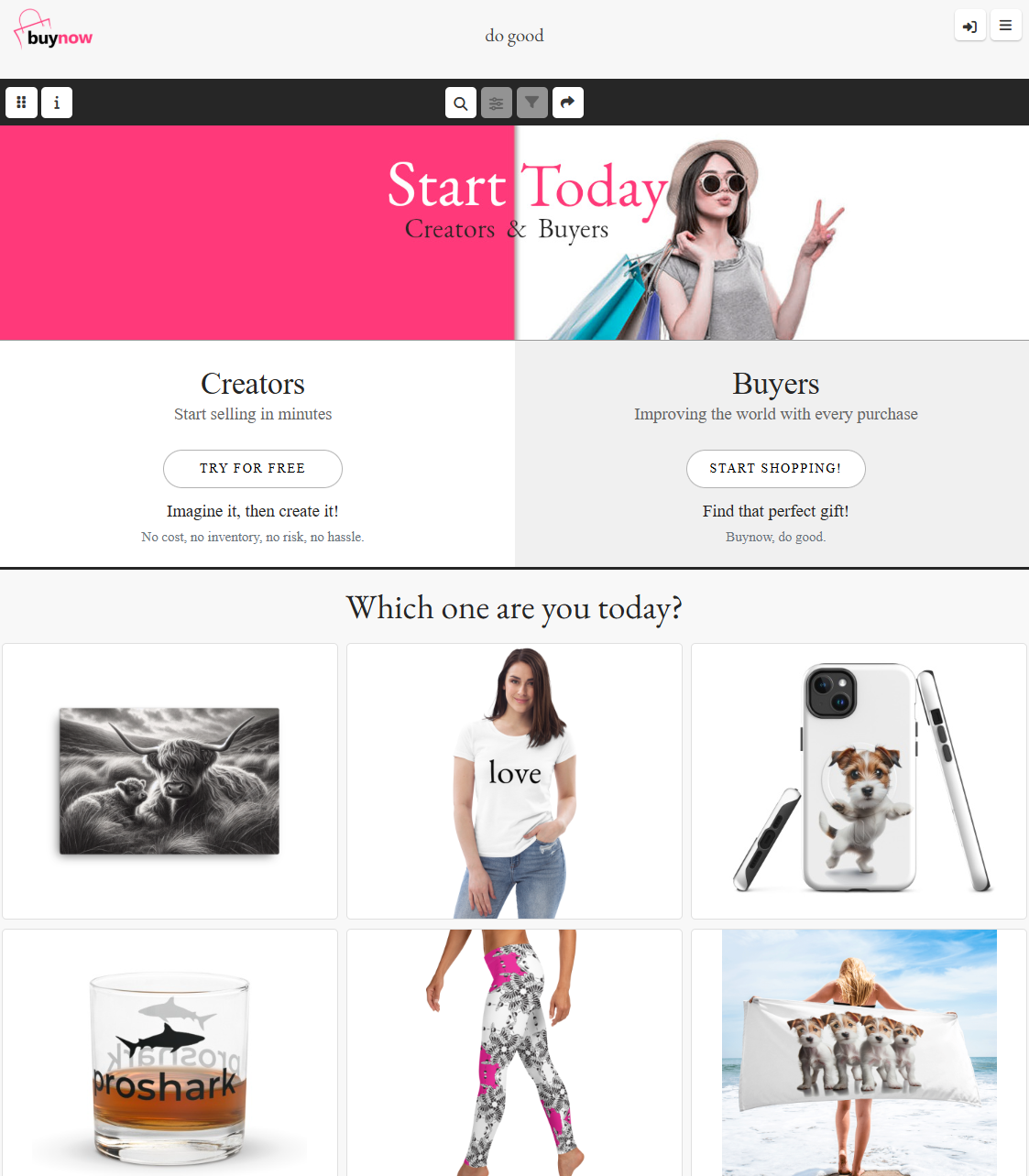 A screenshot of a website that says `` start today ''.