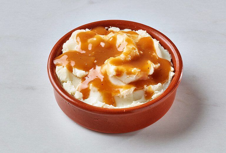 Mashed potatoes and gravy