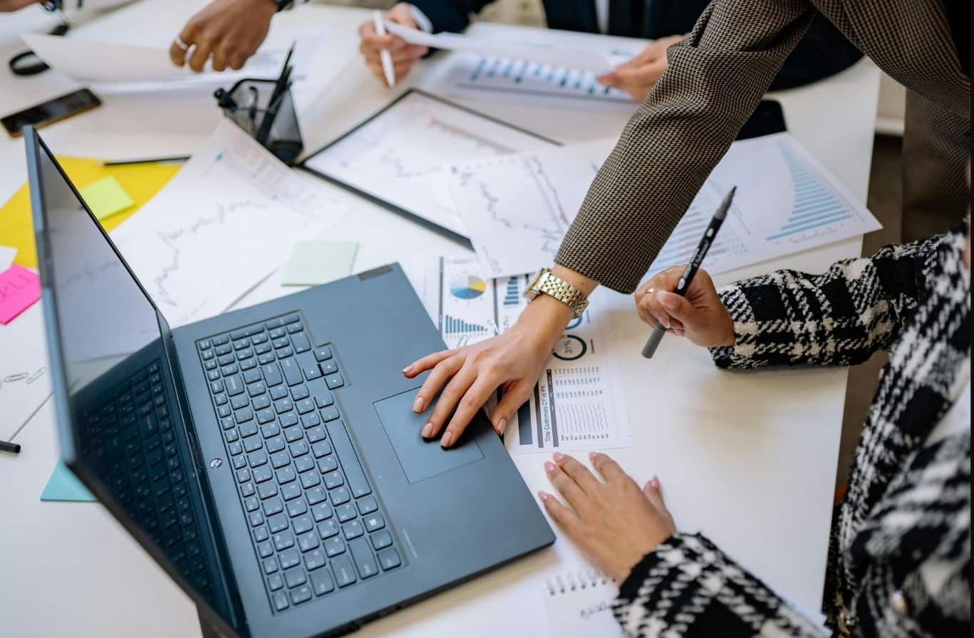 A Person Is Using A Laptop  — Darwin BAS n Books In Marlow Lagoon, NT