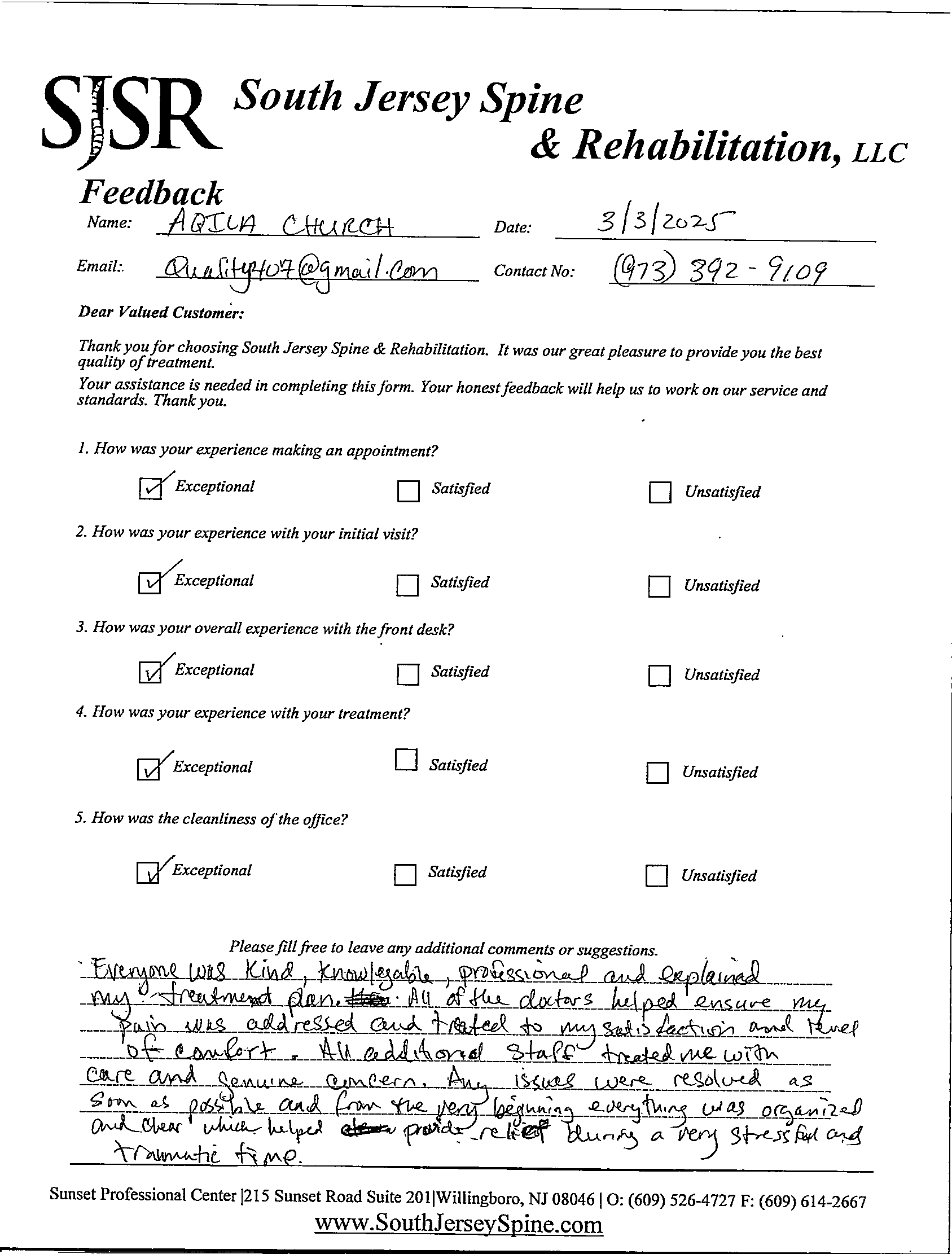 A black and white image of a document from south jersey spine & rehabilitation , llc.