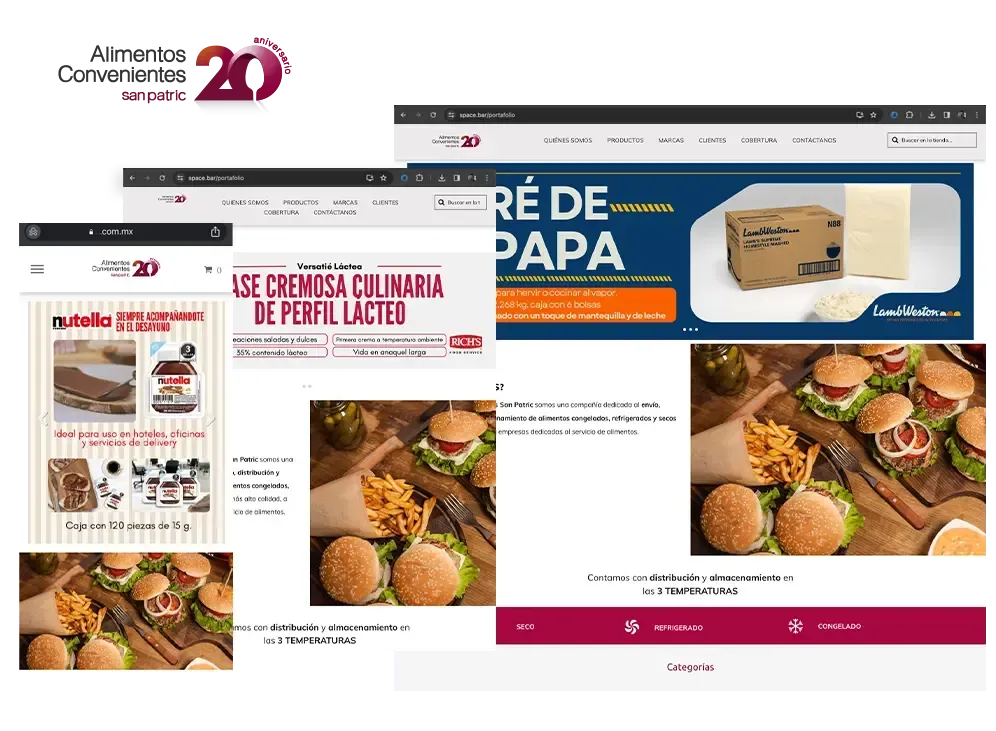 Alimentos Convenientes, San Patric, compañía de envío, distribución y acondicionamiento de alimentos congelados, refrigerados y secos