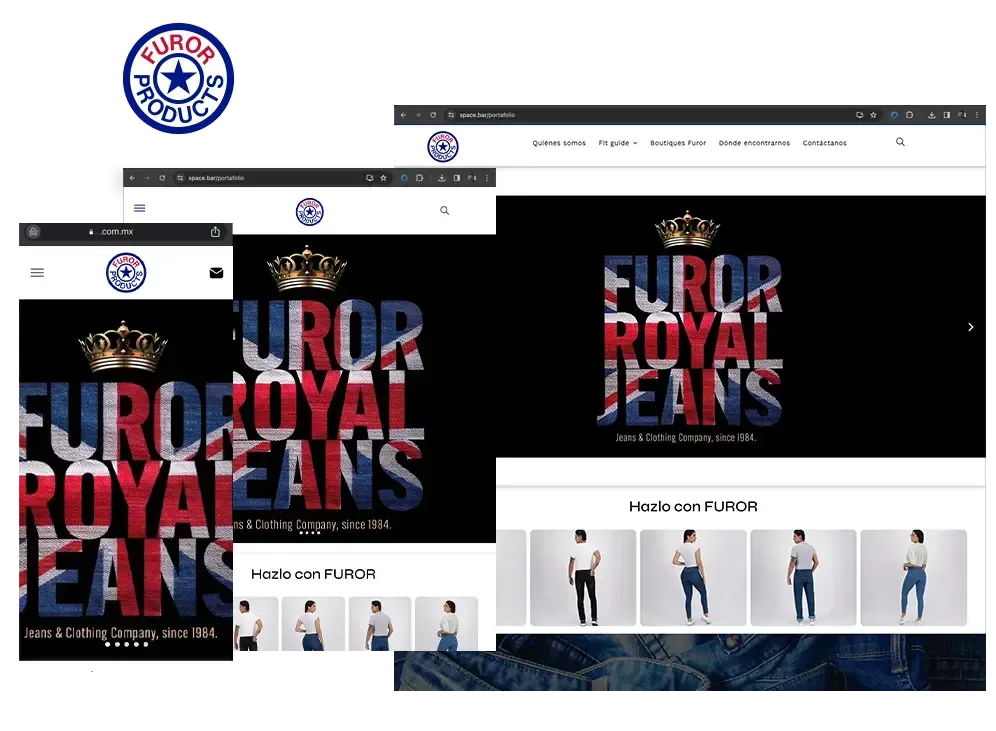 Furor, venta de jeans y ropa casual