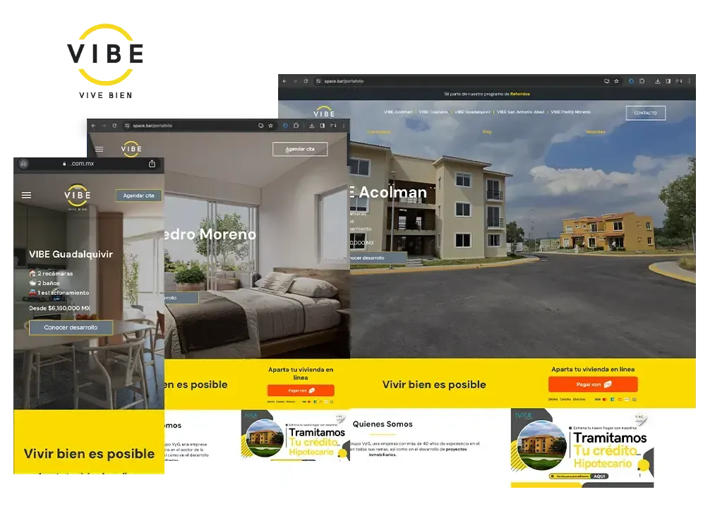 Vibe, proyectos inmobiliarios