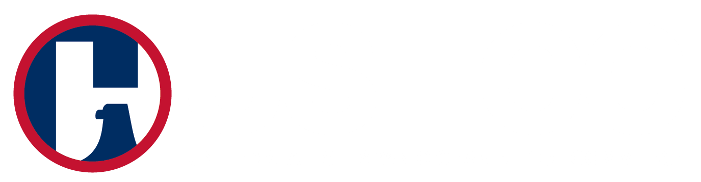 The letter h is in a red circle on a white background.