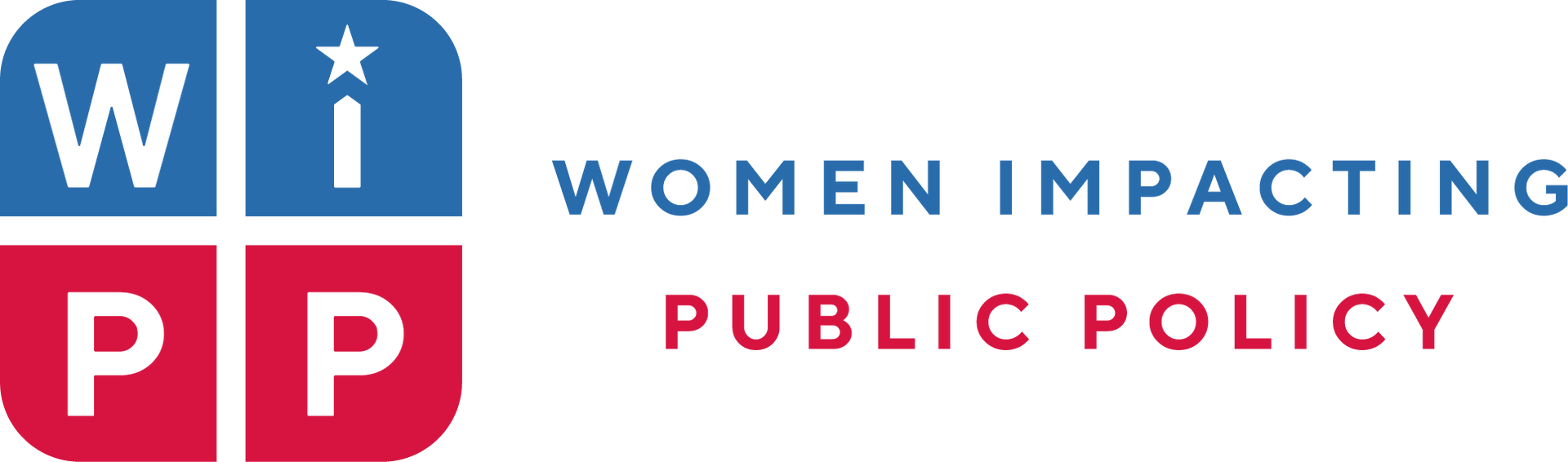 The logo for the women impacting public policy