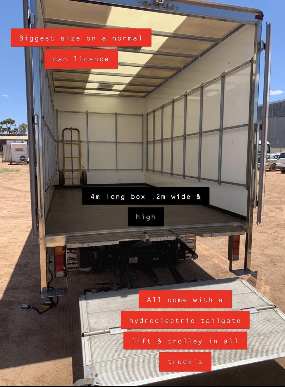 A back of a truck with specs of it | Mildura, VIC | Benetook Automotive & Bus Hire