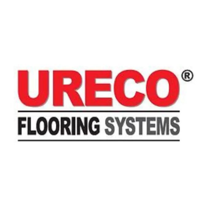 Un logo rouge et noir pour les systèmes de revêtement de sol ureco