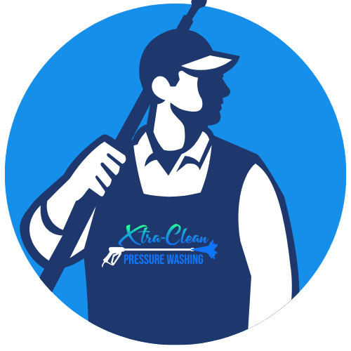 A logo for xtra clean pressure washing