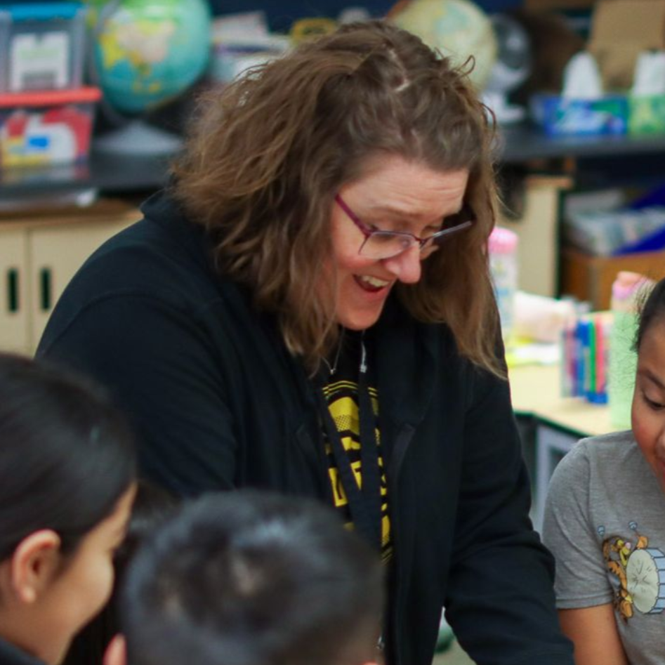 AAC stock image of teacher in classroom