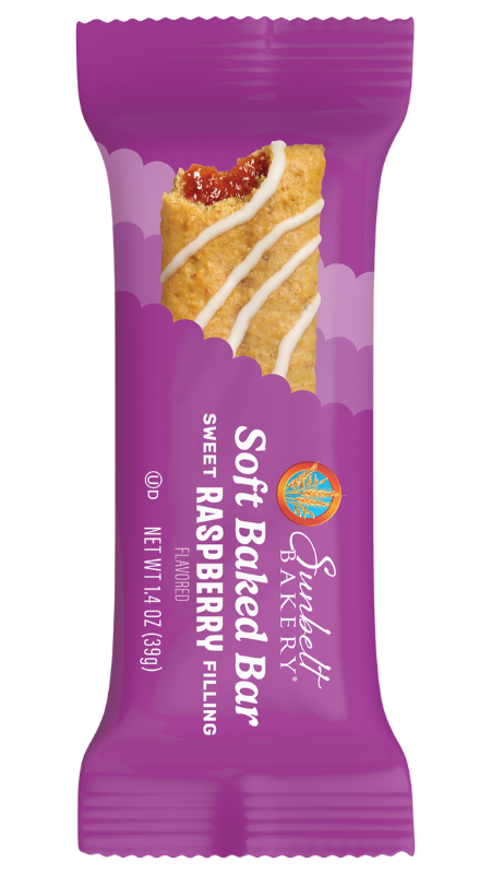 wrap of raspberry soft baked bars