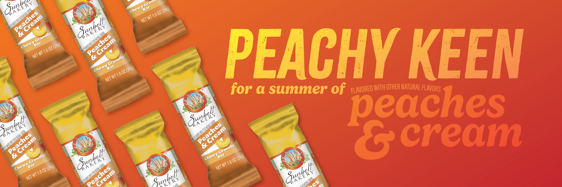peaches and cream seasonal banner