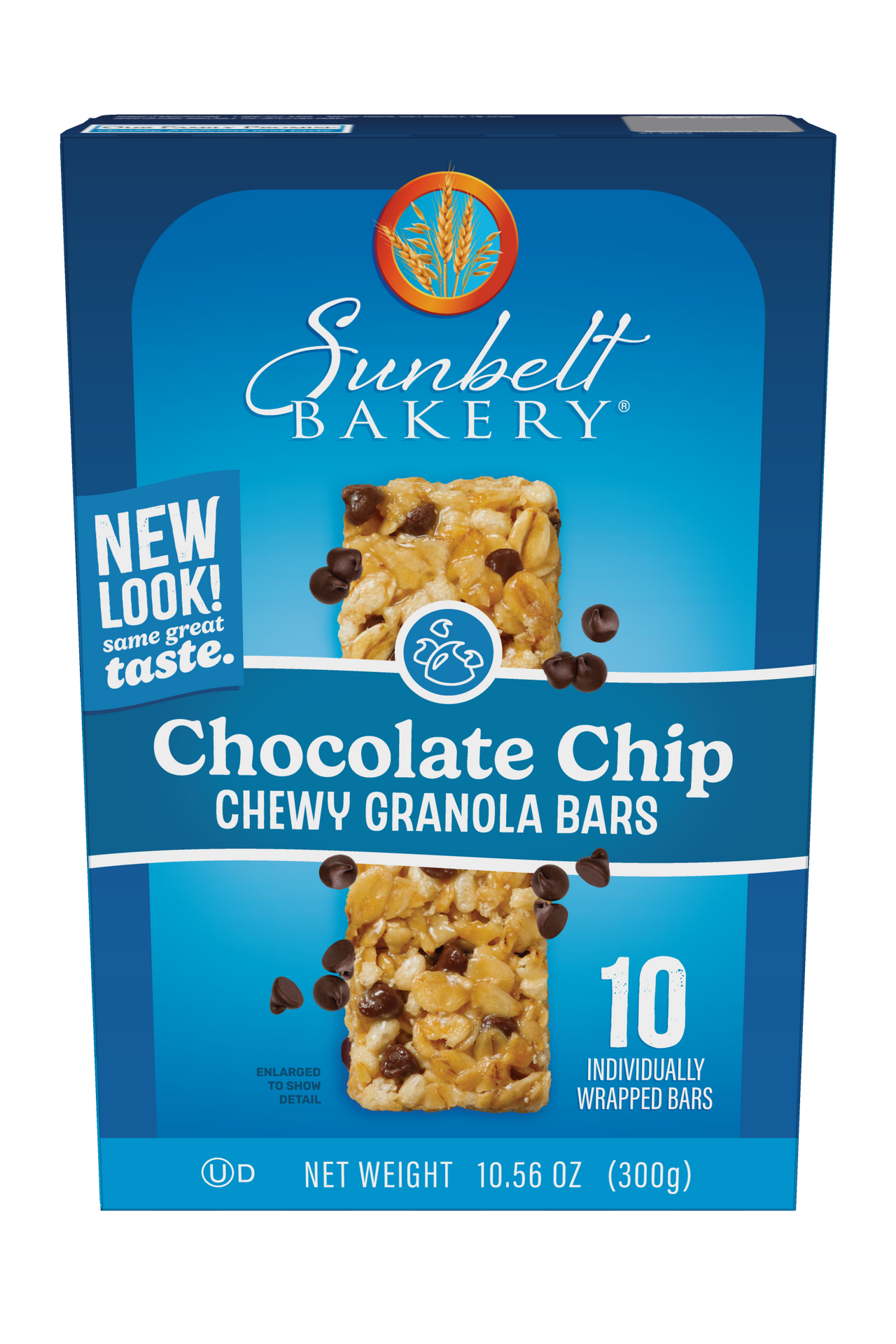 carton of chocolate chip chewy granola bars