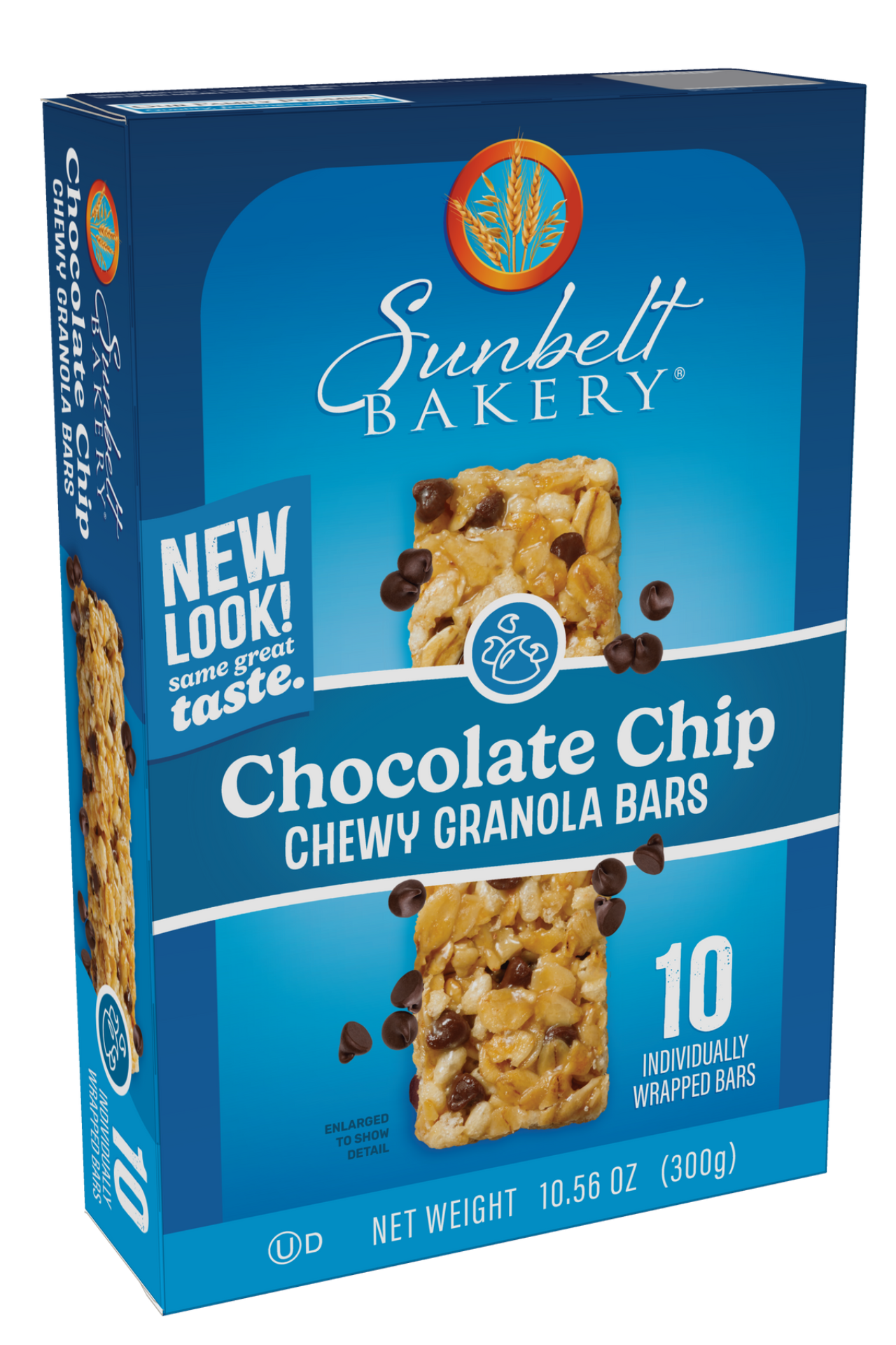 carton of chocolate chip chewy granola bars