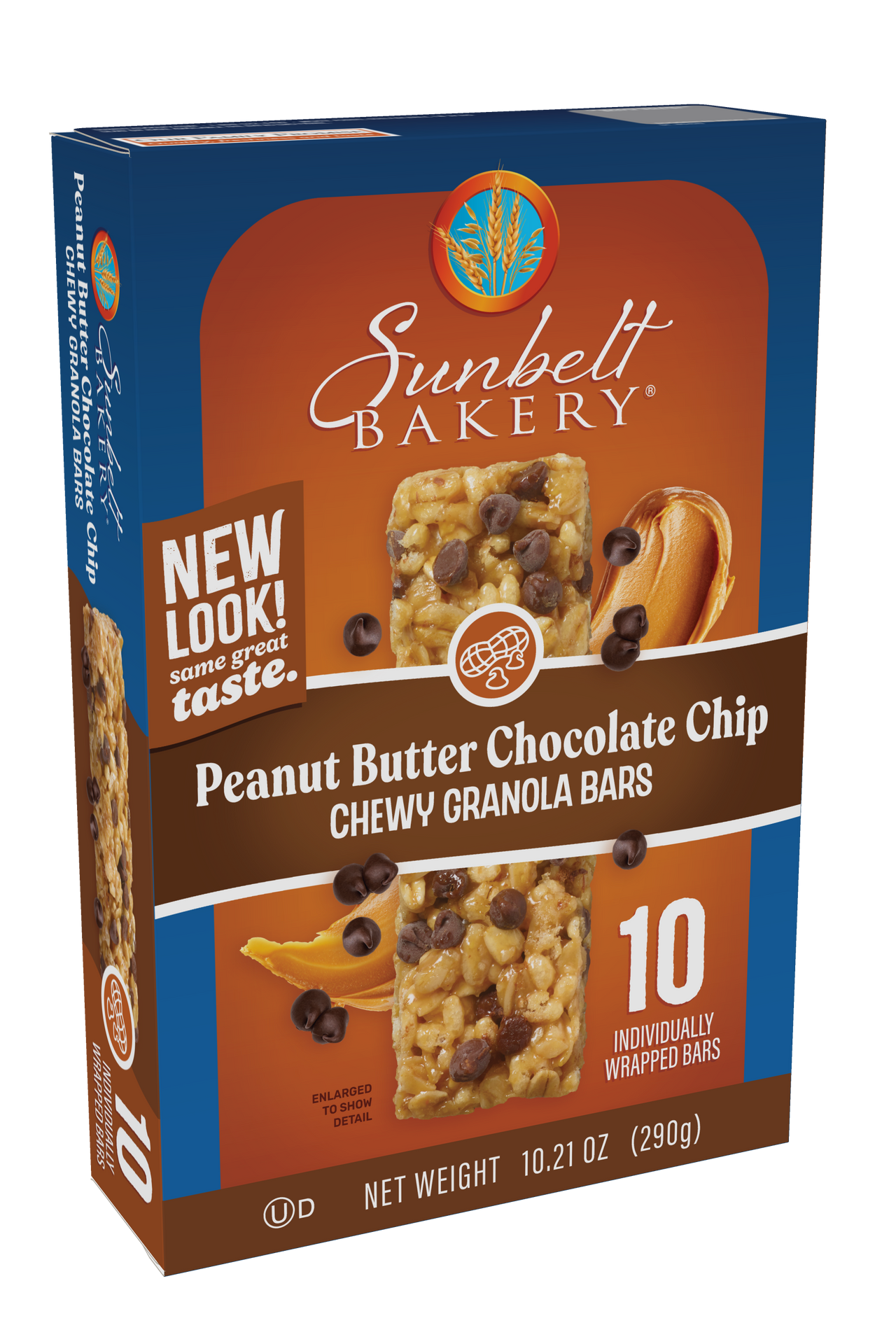 carton of peanut butter chocolate chip chewy granola bars