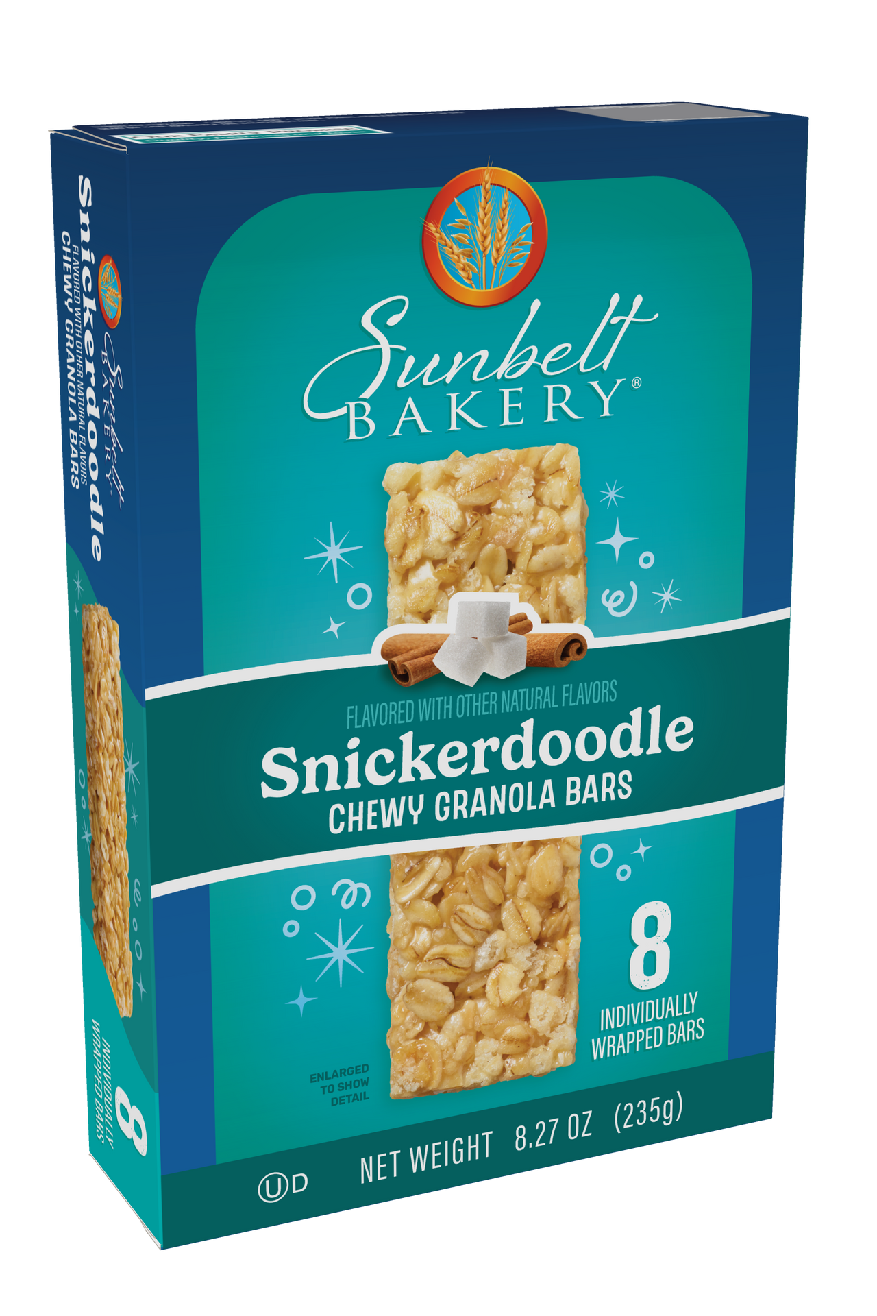 carton of snickerdoodle chewy granola bars