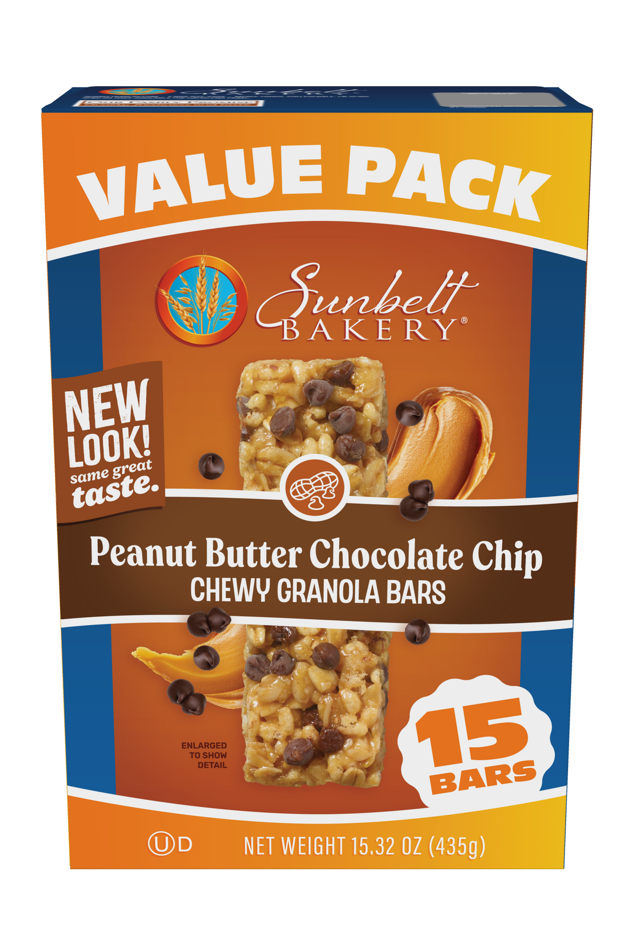 carton of peanut butter chocolate chip chewy granola bars
