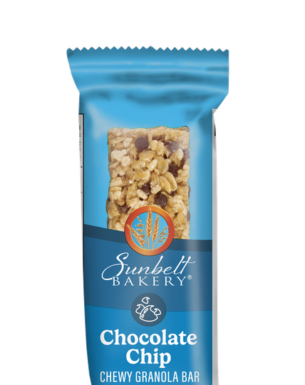 chocolate chip chewy granola bars wrap