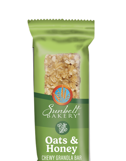 oats and honey chewy granola bars wrap